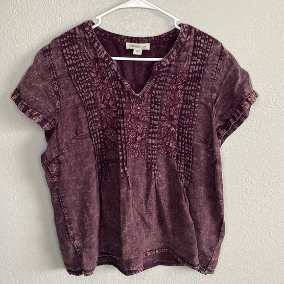 Coldwater Creek Tops - Coldwater Creek linen top